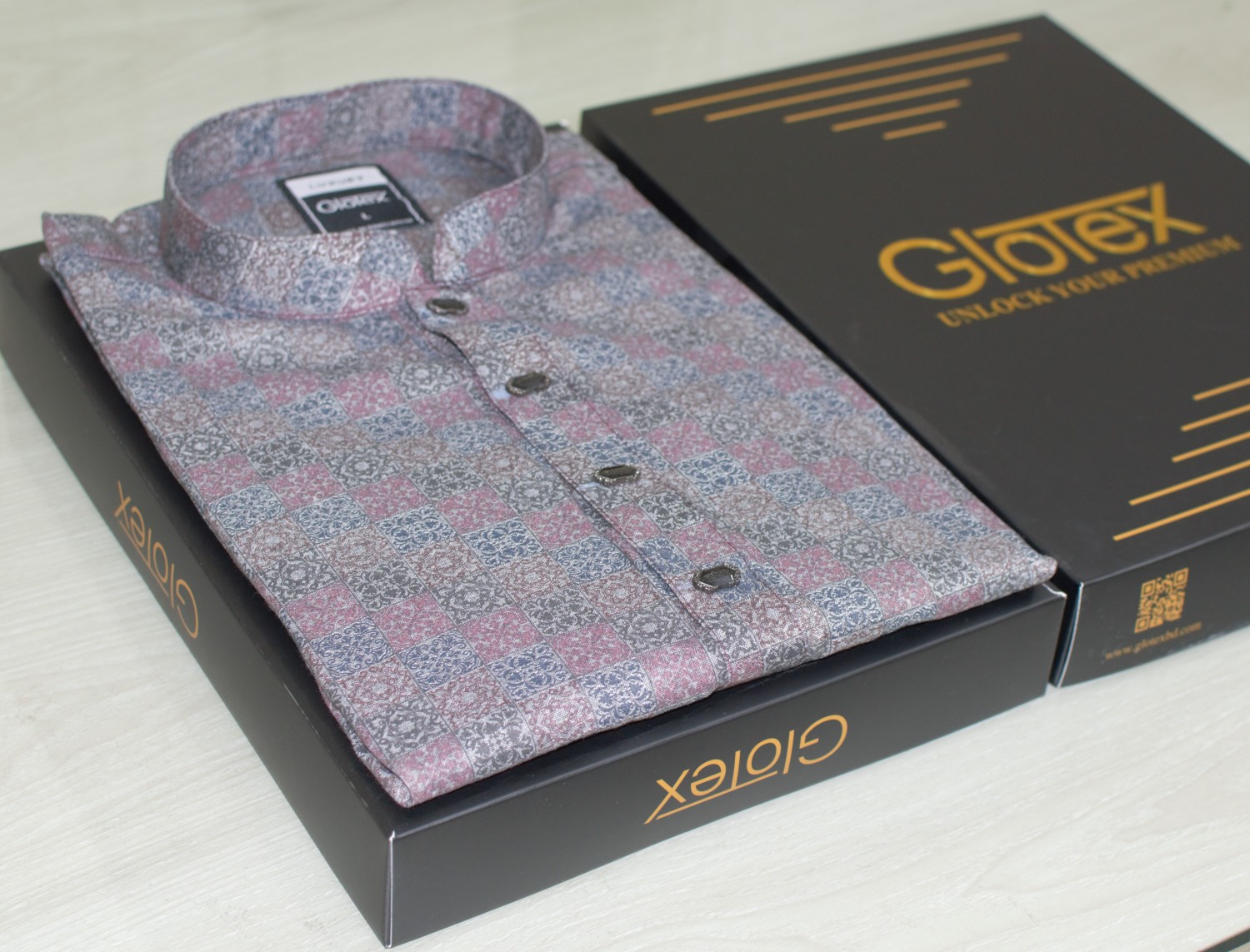 Men's Premium Printed Panjabi