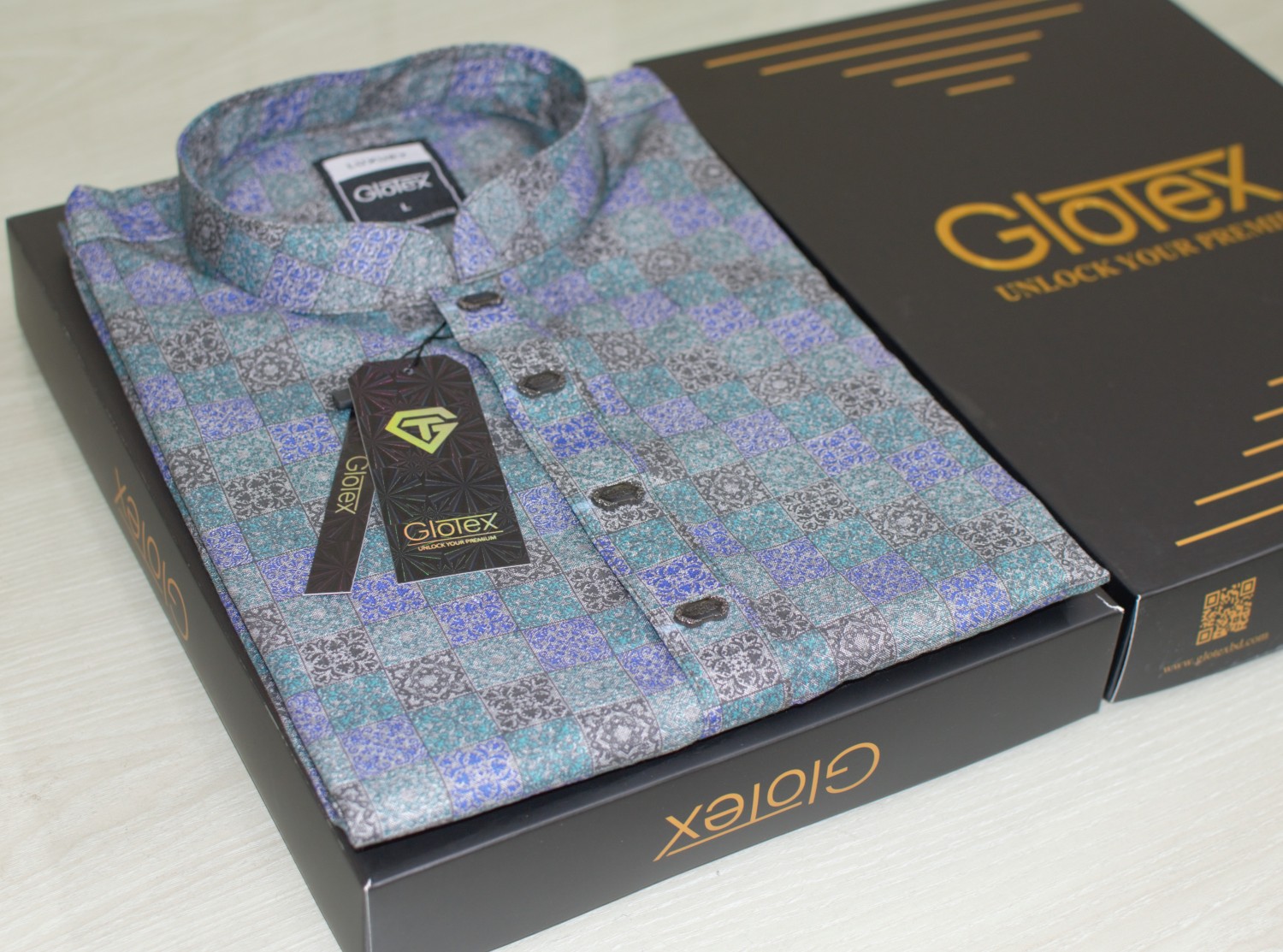 Men's Premium Printed Panjabi