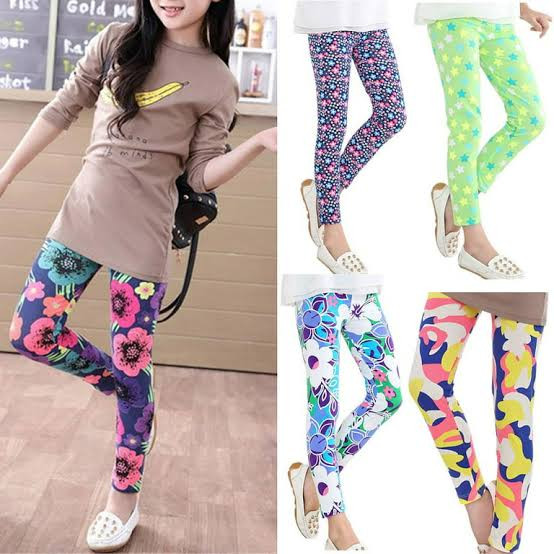 Girls AOP Leggings (5pcs Combo)